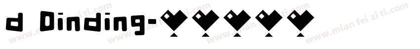 d Dinding字体转换